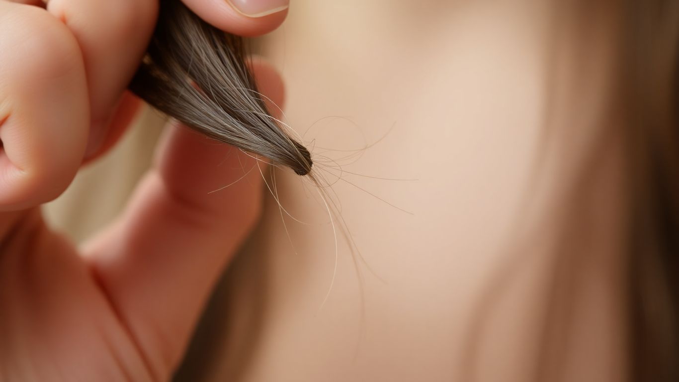 Cabelo caindo do couro cabeludo